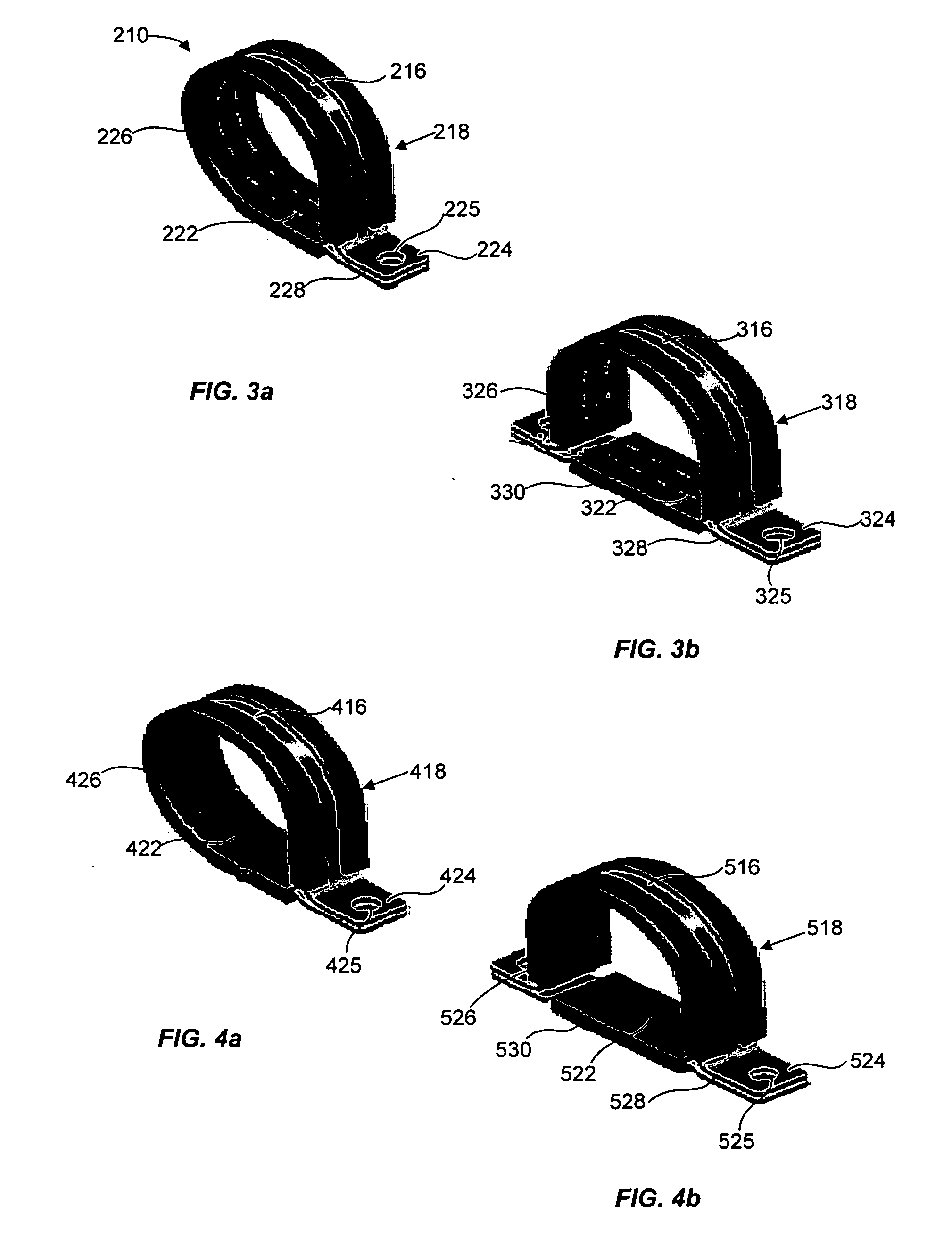 Cushioned grounding clamp