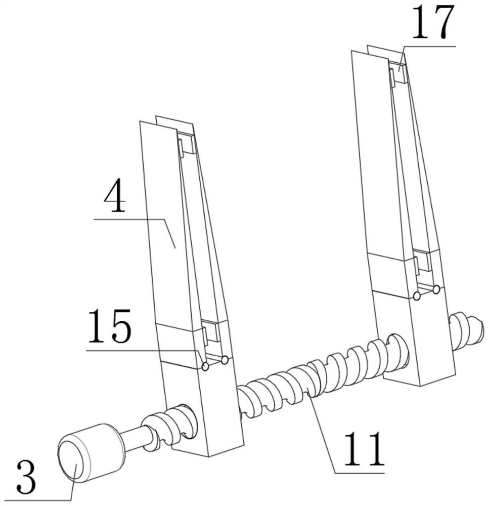 Surface treatment device and method for machining surface scratches on metal mask frame