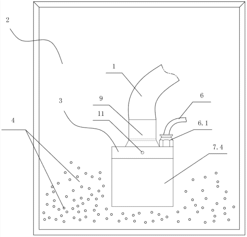 Automatic material feeding apparatus of injection molding machine