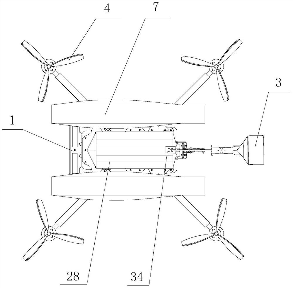 A water, land and air amphibious robot