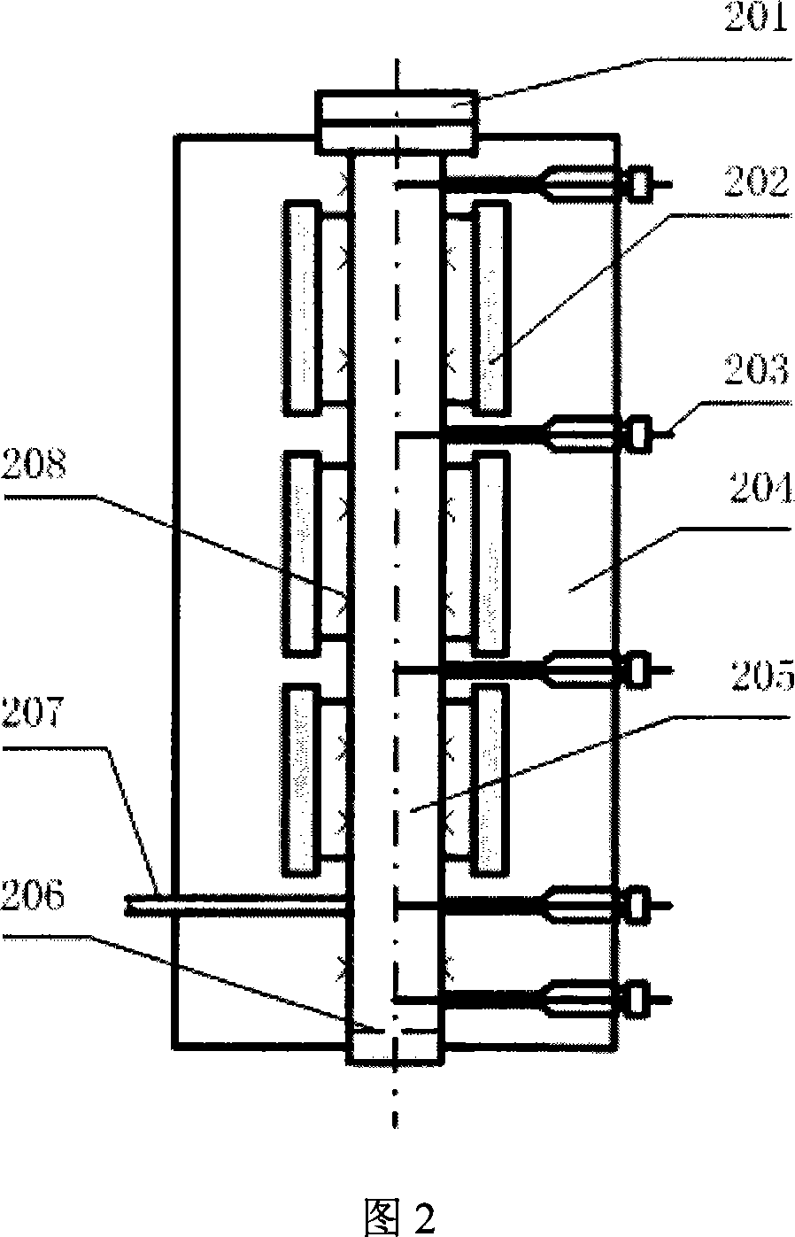 Biomass castoff supercritical water fluid bed partial oxidation hydrogen-preparation device and method