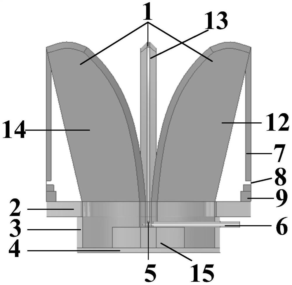 Resistance-loaded ultra-wideband dual-polarized four-ridged horn antenna