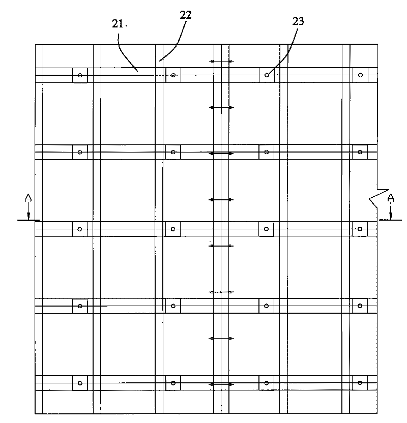 Construction method of large-volume original decorative large pier stud fair-faced concrete