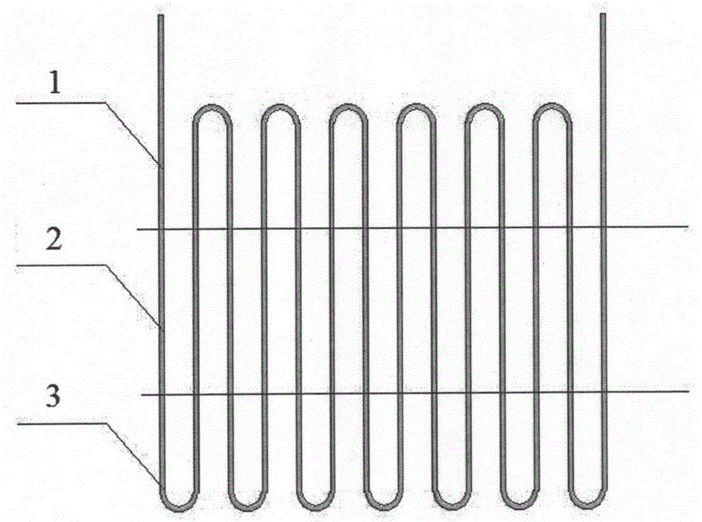 Pulsating heat pipe heat exchanger with ammonia water as media and stainless steel as materials