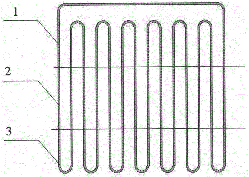 Pulsating heat pipe heat exchanger with ammonia water as media and stainless steel as materials