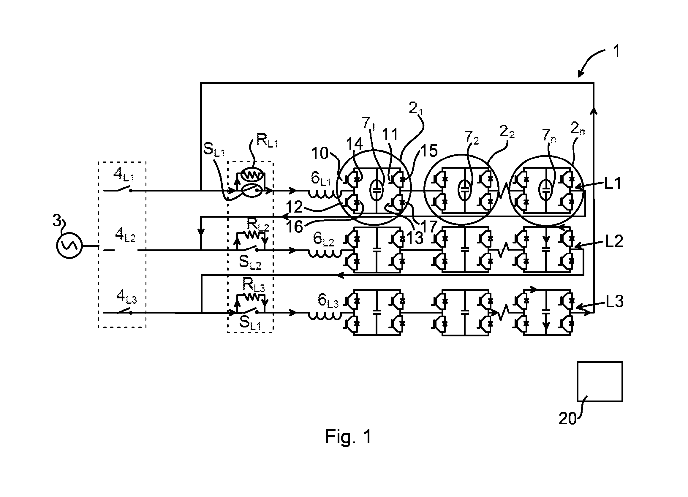 Methods For De-Energizing A Chain-Link Converter, Controller, Computer Programs And Computer Program Products