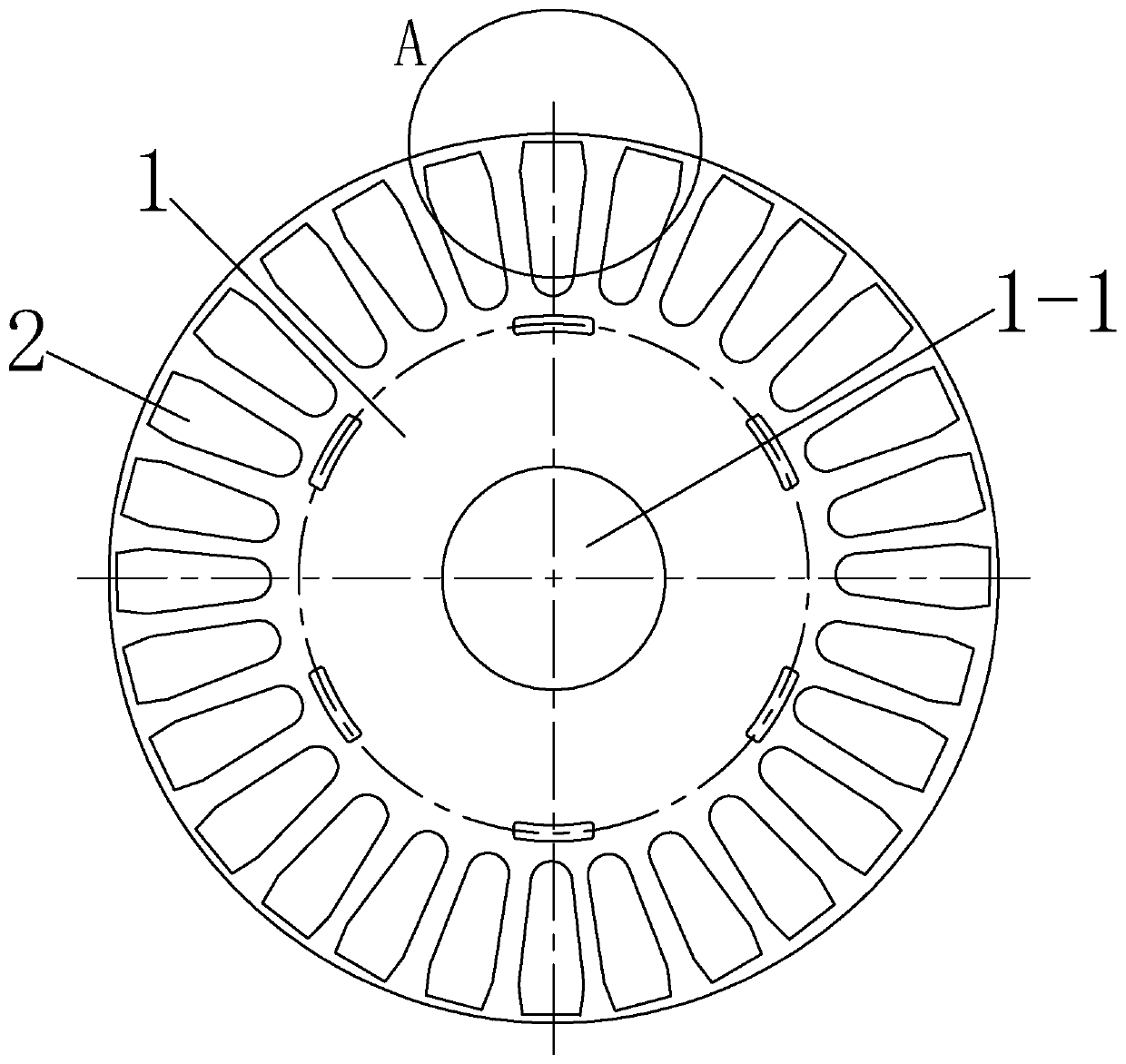 Refrigerator compressor motor rotor