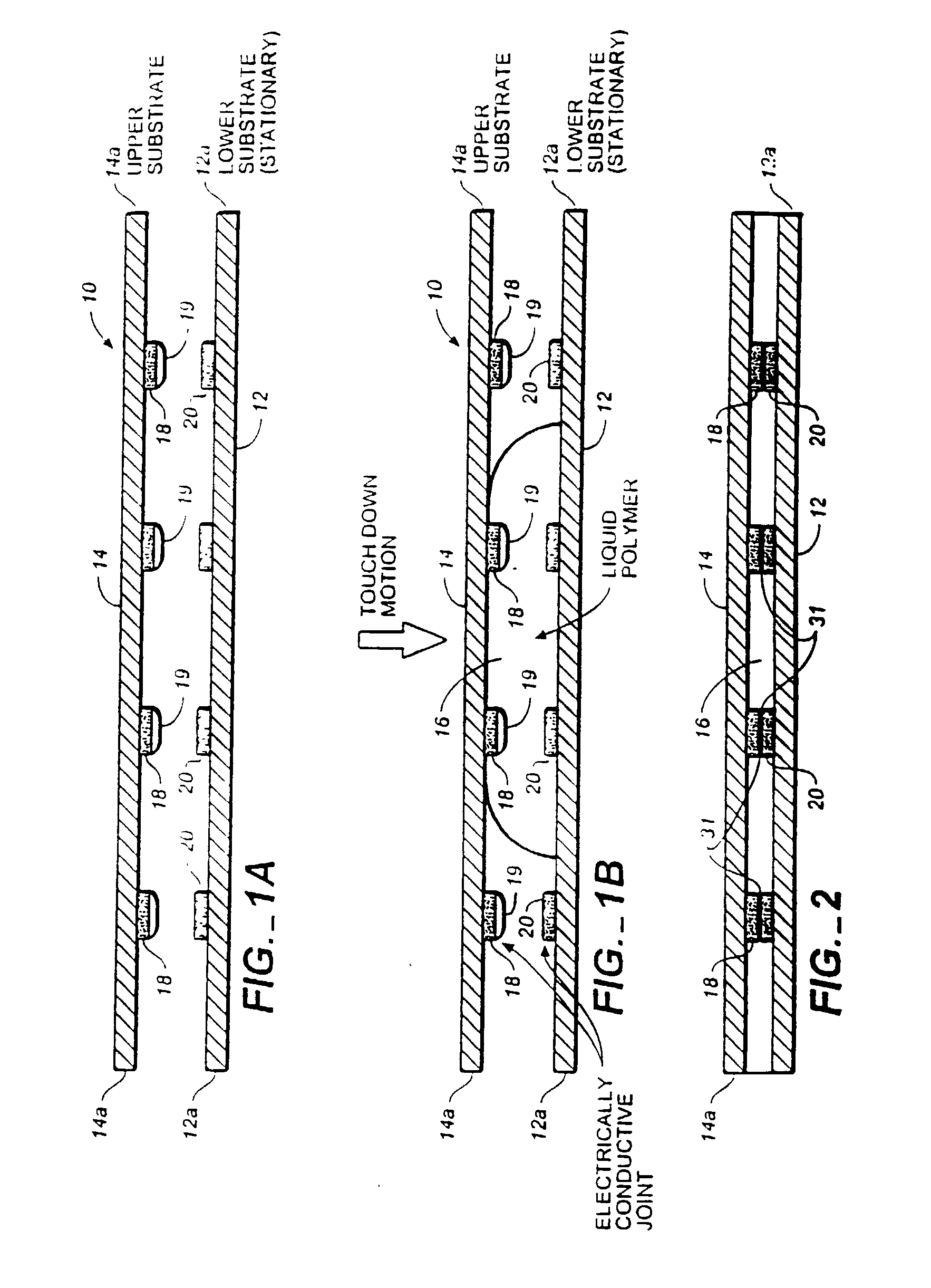Method for joining conductive structures and an electrical conductive article