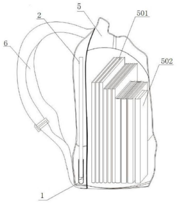 Anti-omission AI intelligent schoolbag