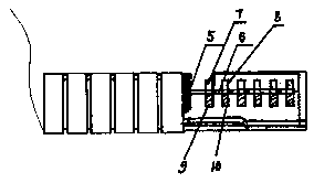 Conducting ring locating technology of high-power and low-voltage motor