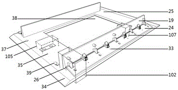 Body positioning hollow fixation frame for body fixed radiotherapy with elastic tongue