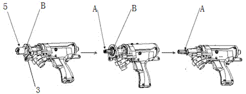 Clamping device, locking nut, locking component, welding gun with same and fastening method