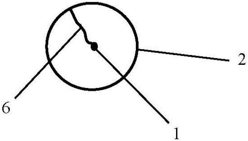 Atmospheric pressure plasma gas generator of three electrodes and implementation method