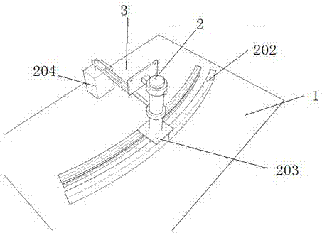 Display auxiliary mechanism with swing and rise-fall functions