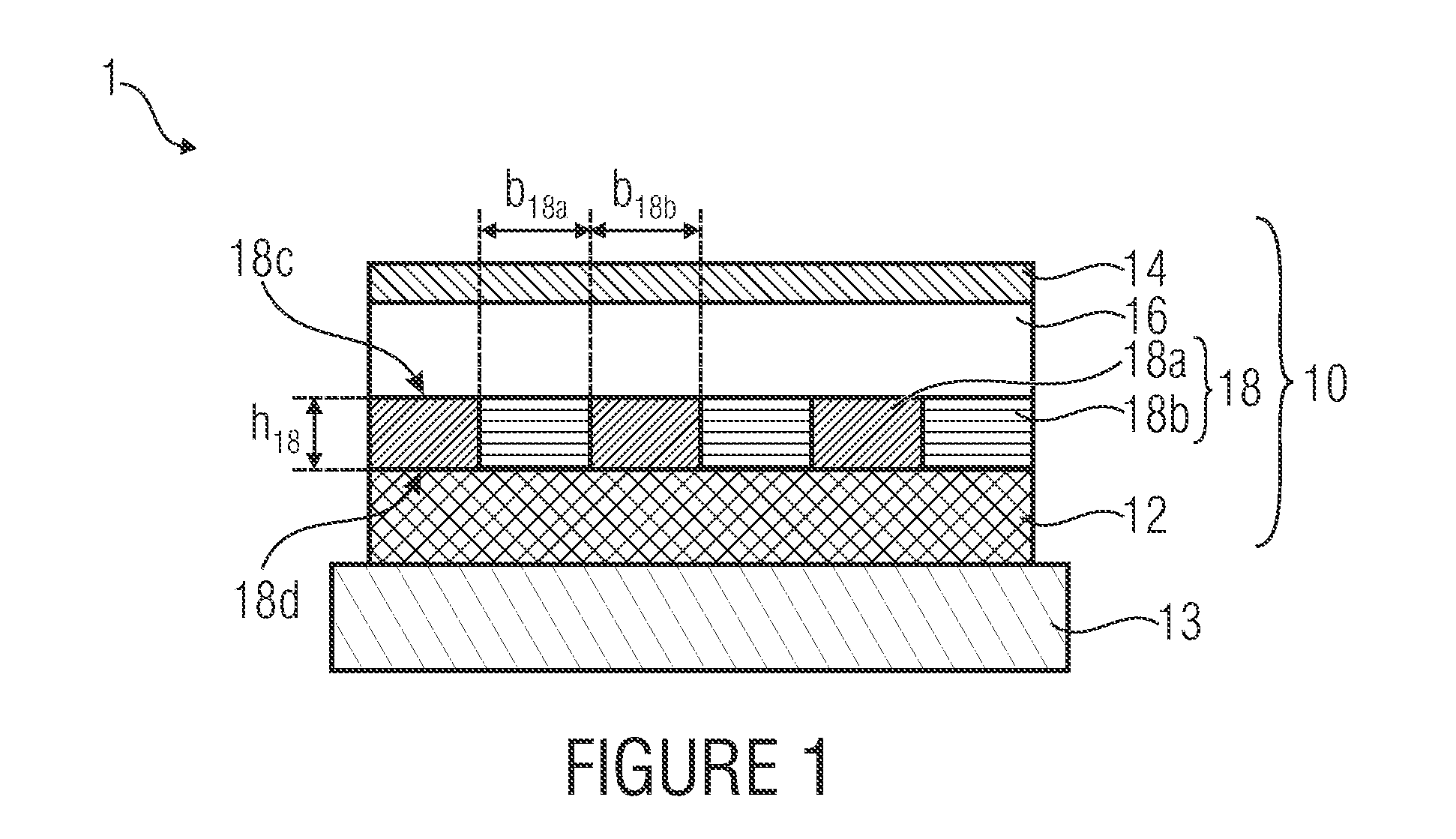 Electroluminescent light emission device comprising an optical lattice structure and method for manufacturing same