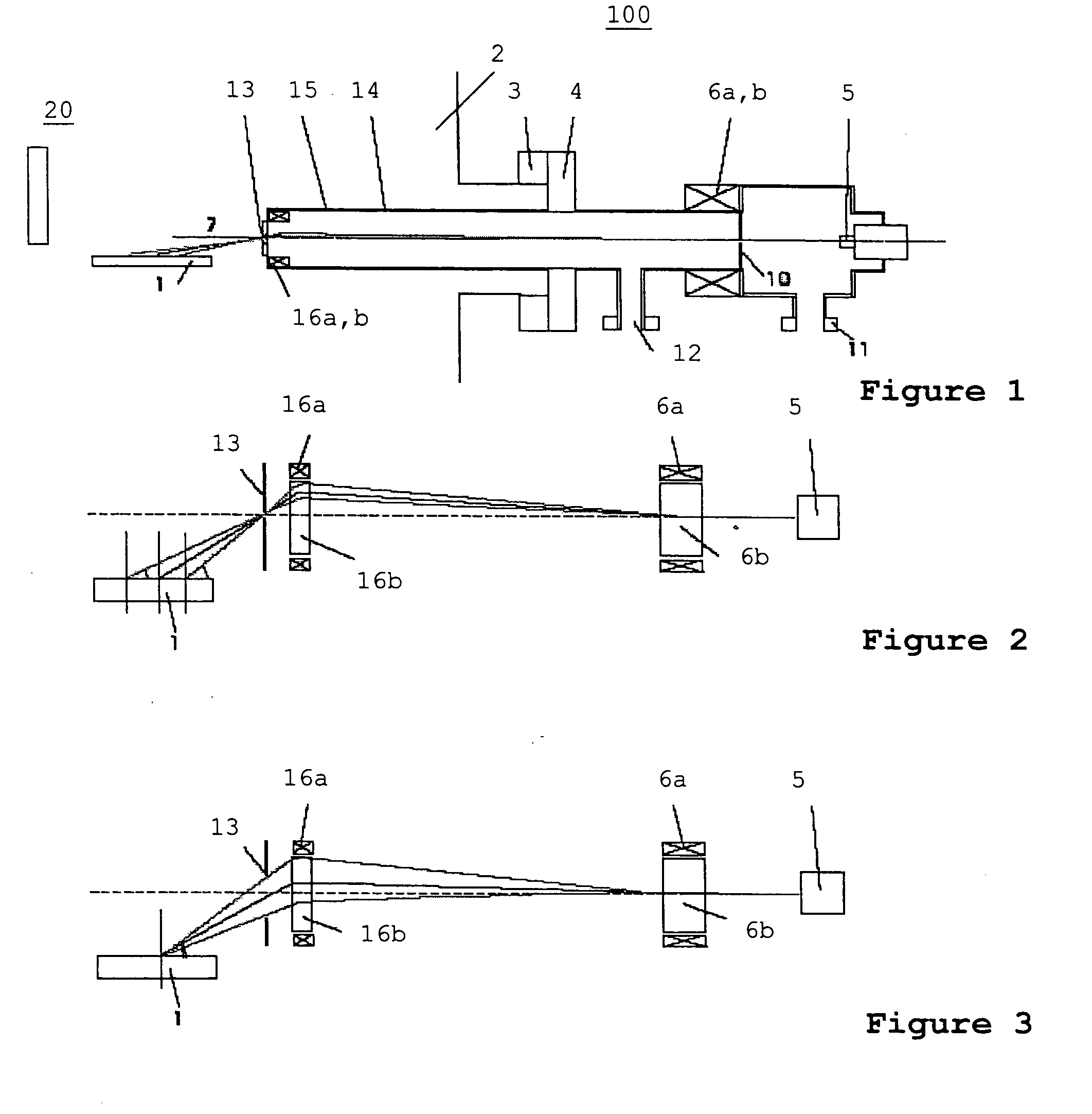 Electron diffraction system for use in production environment and for high pressure deposition techniques