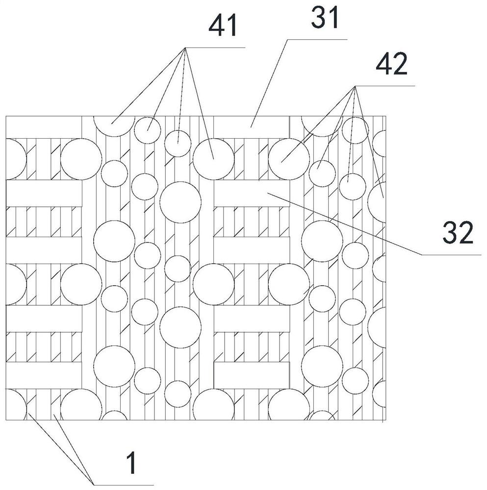 Fabric structure with water absorption and washing resistance functions