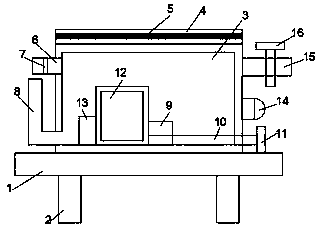 Hydraulic engineering construction water-proof and water-draining device