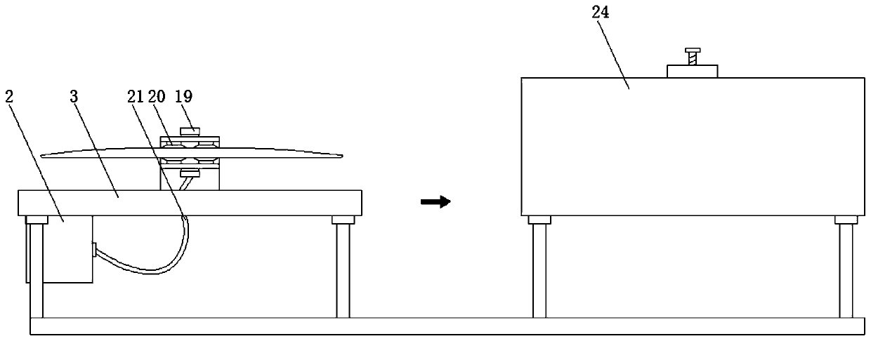 Inner and outer plates forming post-processing device for carbon fiber engine hood