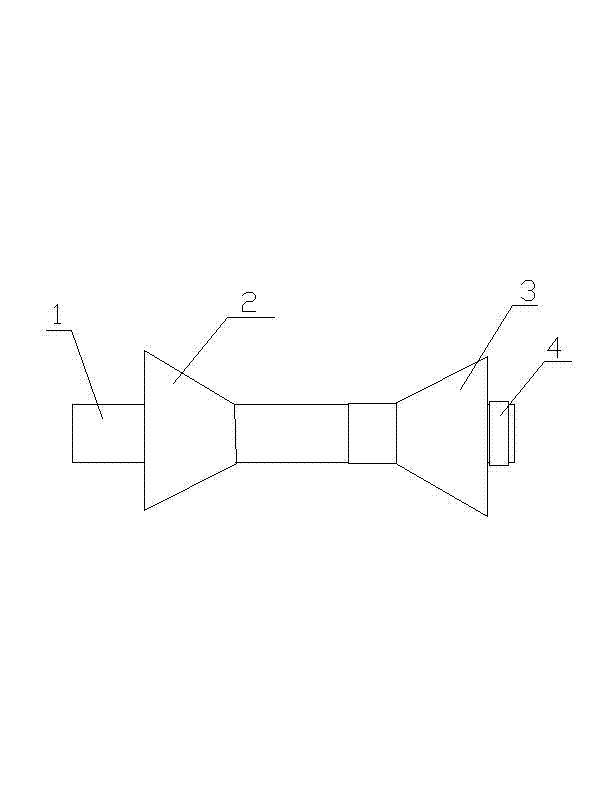 Central spindle for grinding outer edge of shell