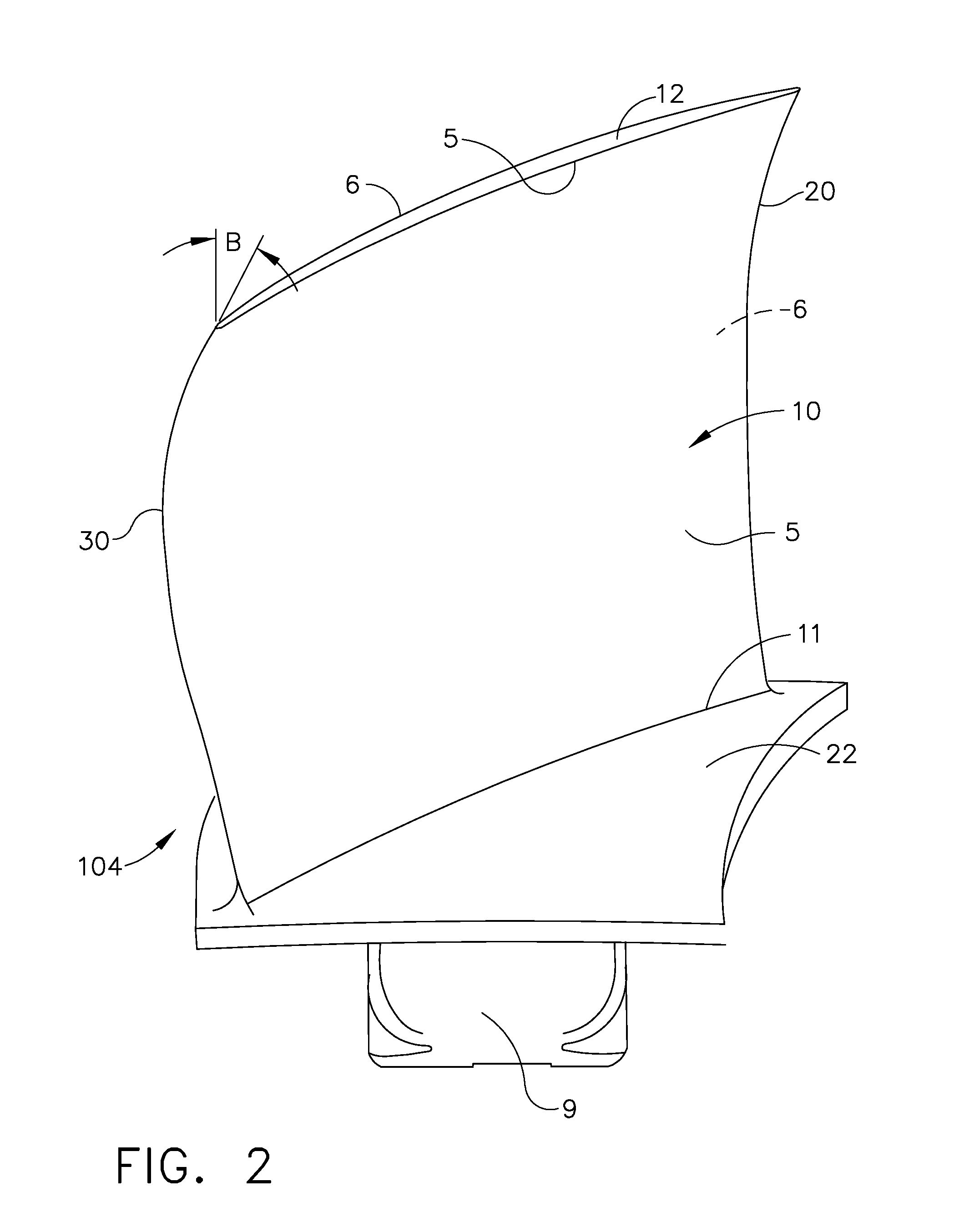 Compressor airfoil with tip dihedral