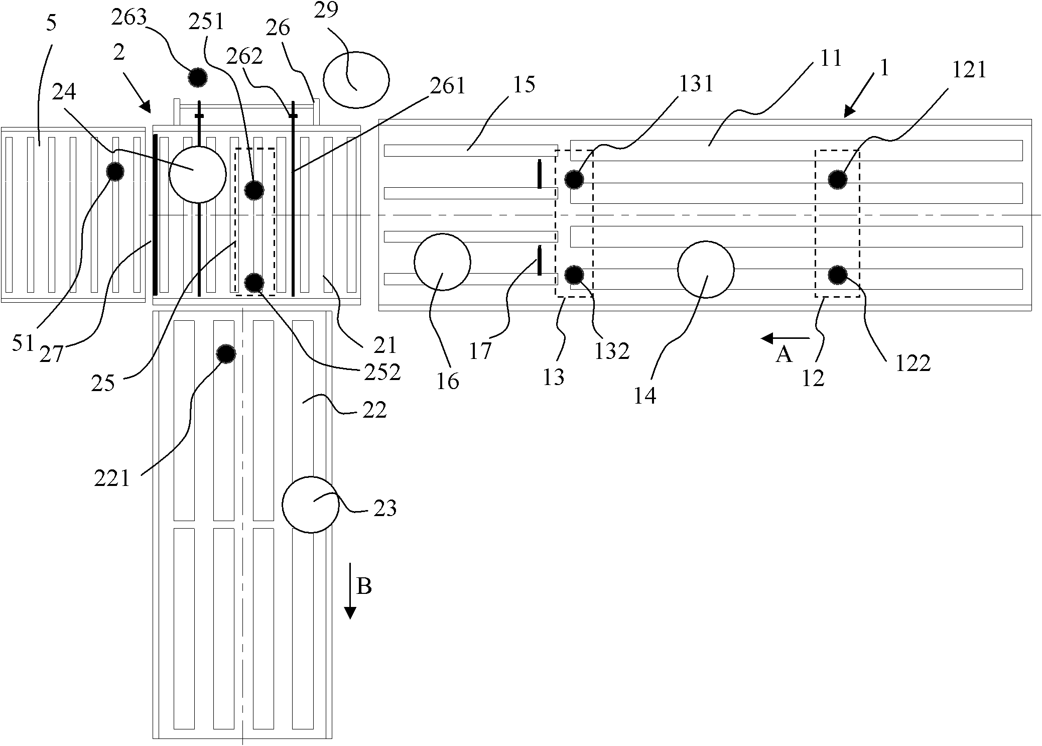 Automatic control method for emergency outlet for light mineral wool boards