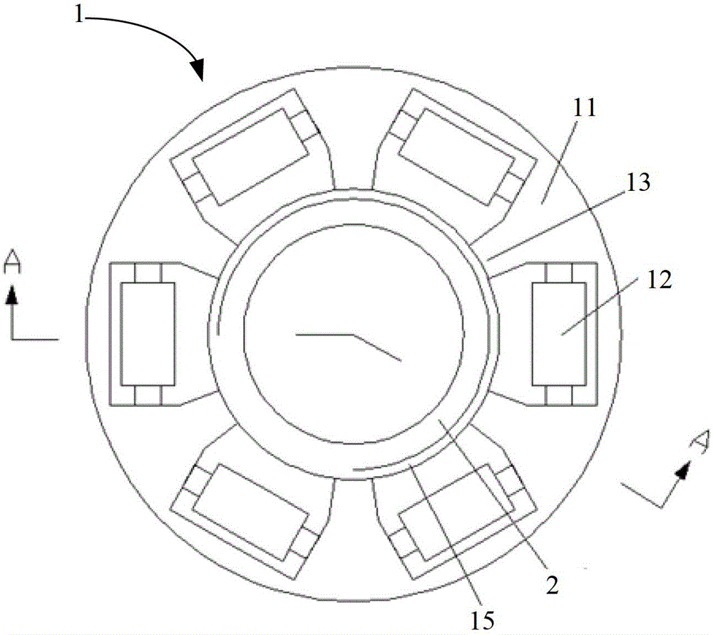 Micro thread linear motor based on magnetostrictive effect