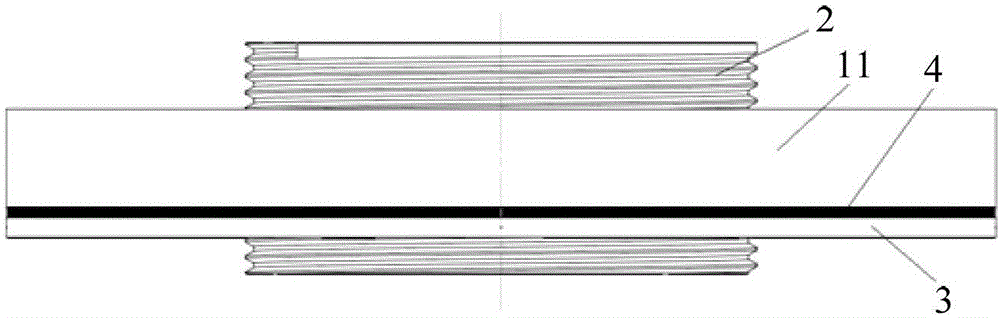 Micro thread linear motor based on magnetostrictive effect