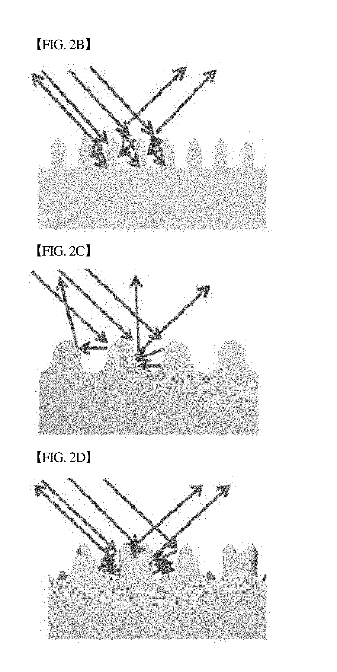 Method of forming multiple nanopatterns and method of manufacturing organic solar cell using the same