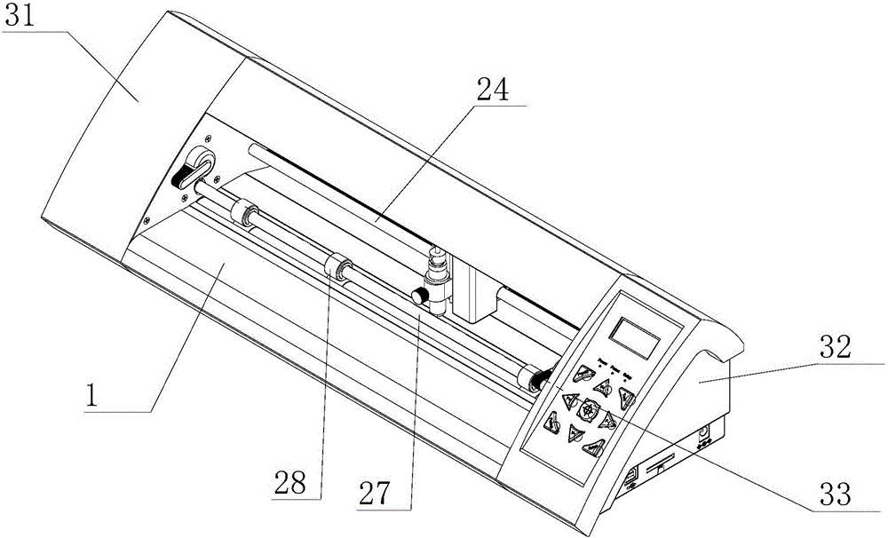 High-precision artistic type computer carving machine