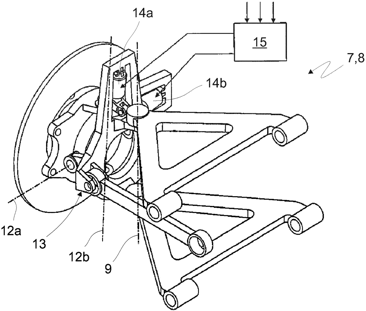 Method for influencing the direction of travel of motor vehicles