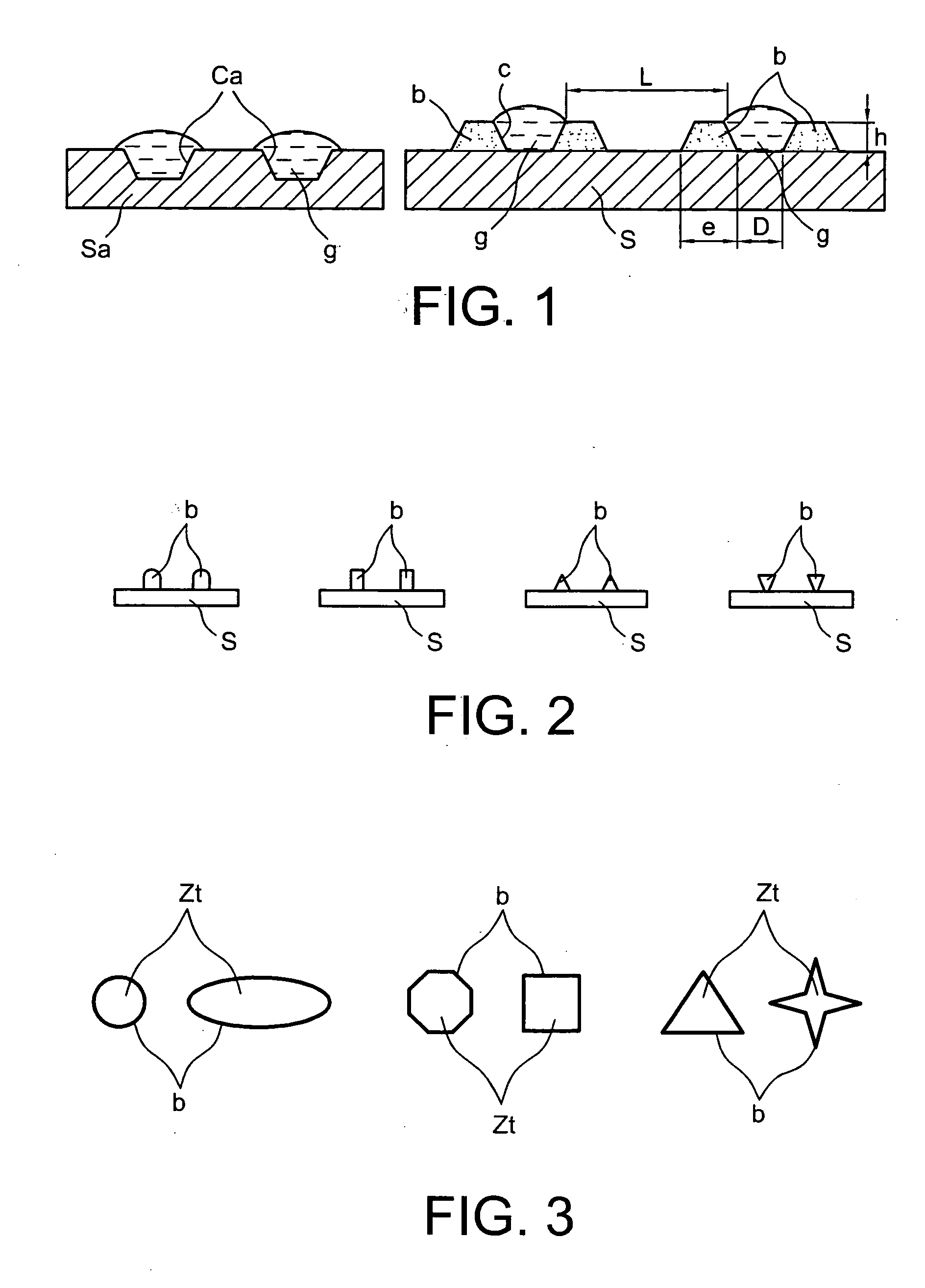 Work device comprising bordered work zones, on-chip laboratory and microsystem