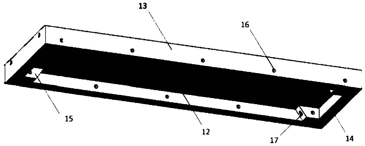 Whole span pre-prefabricated prestressed groove-type rib plate, floor cover structure and assembly method thereof