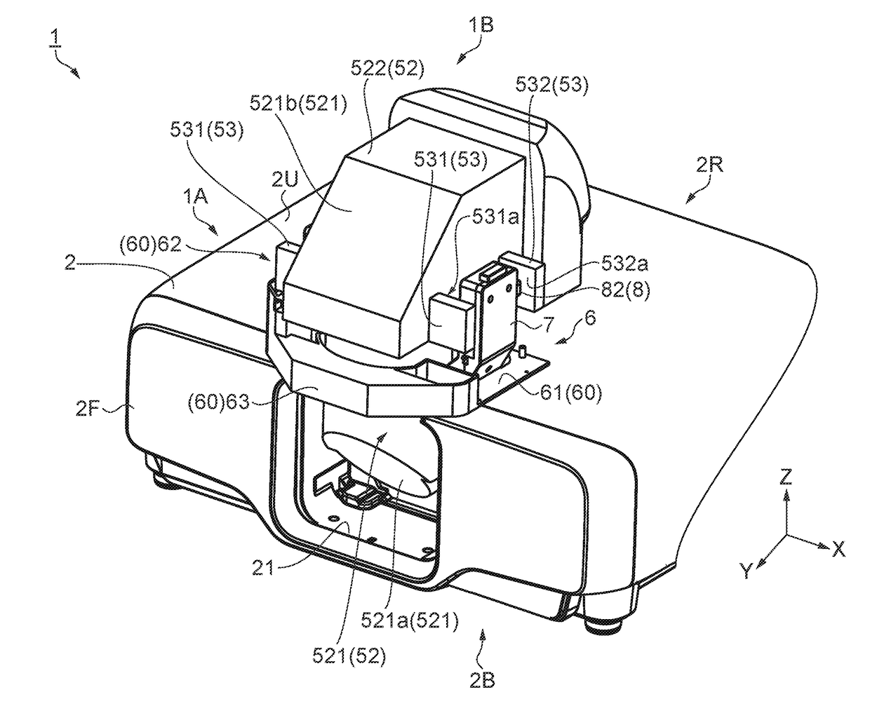 Projection optical apparatus and projector