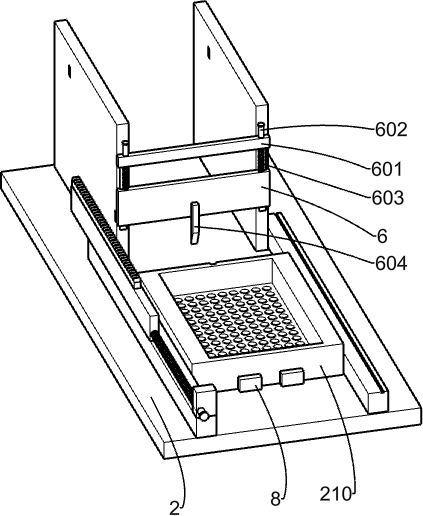 Cement damp caking treatment device