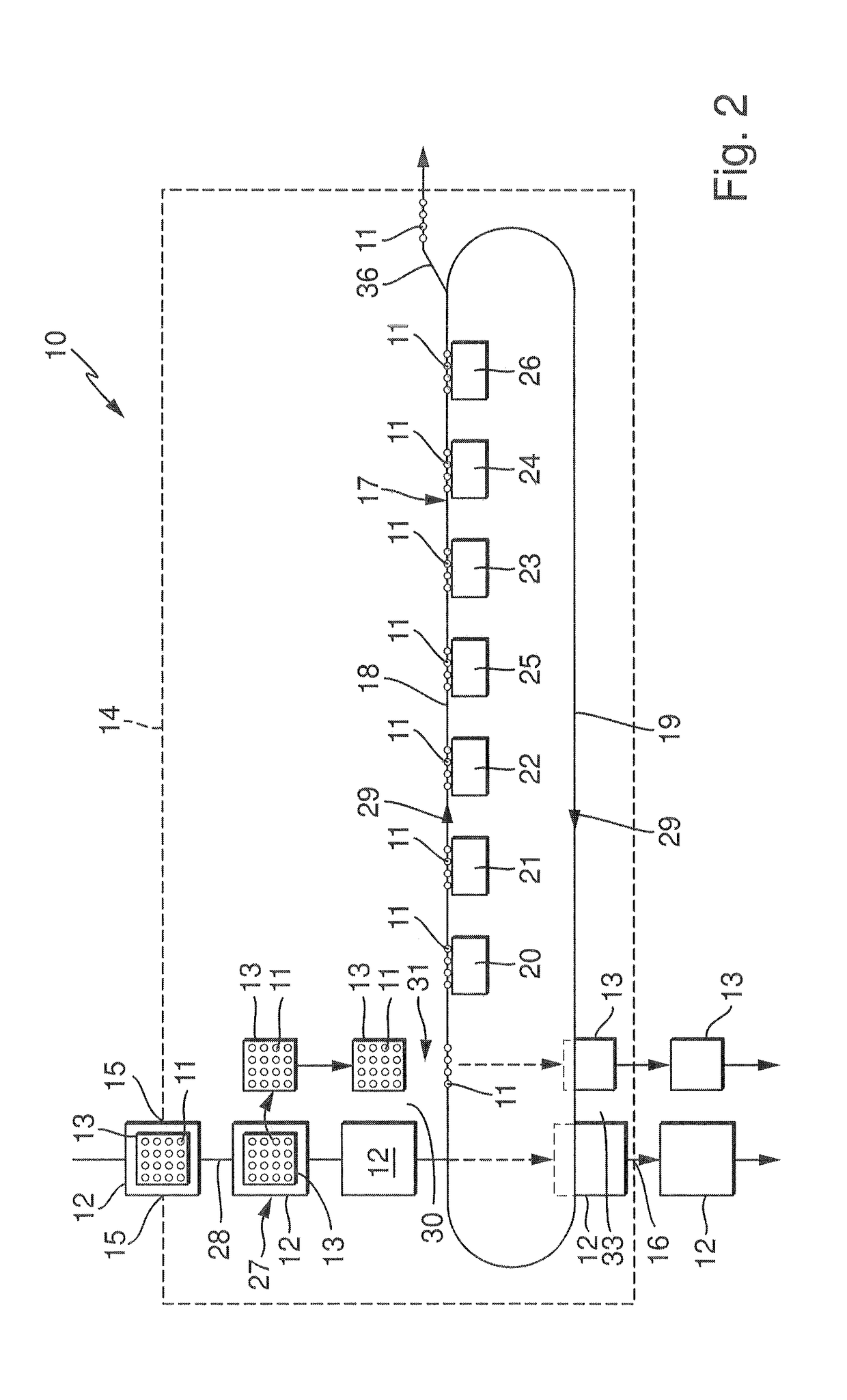 Method and device for filling and closing pharmaceutical objects