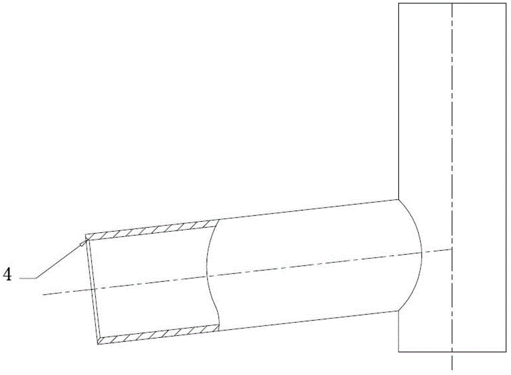 Glue connection method of original bamboo and metal joint of bicycle