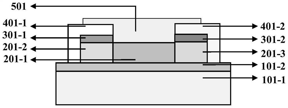 A kind of photodiode and preparation method based on tmdcs lateral pin homojunction