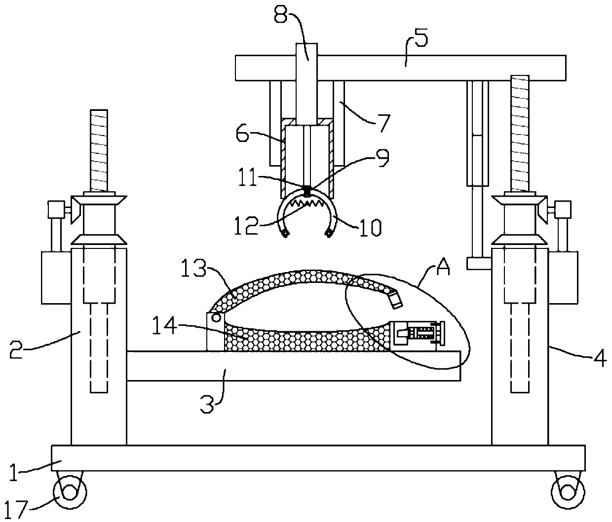 Operation nail taking device for orthopedics department