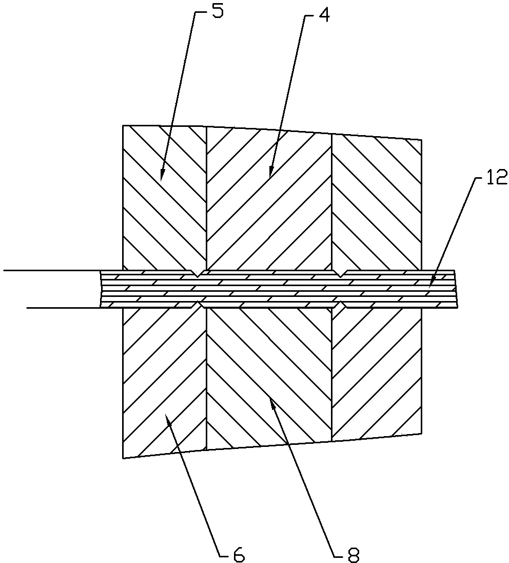 Two-way fine stamping die and two-way fine stamping part processing method