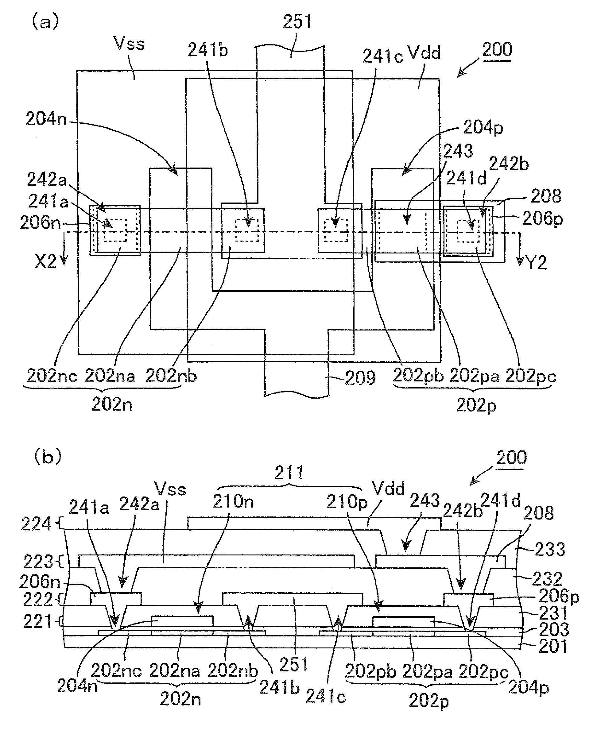 Multilayer wiring, semiconductor device, substrate for display device, and display device