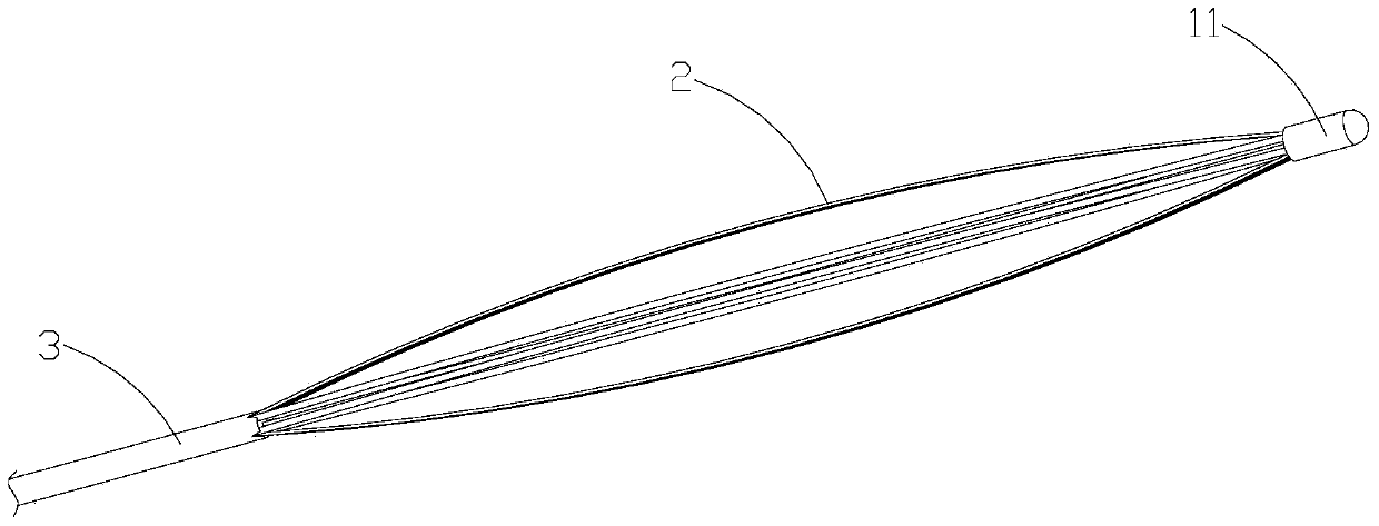 A kind of mesh basket ablation catheter and ablation device