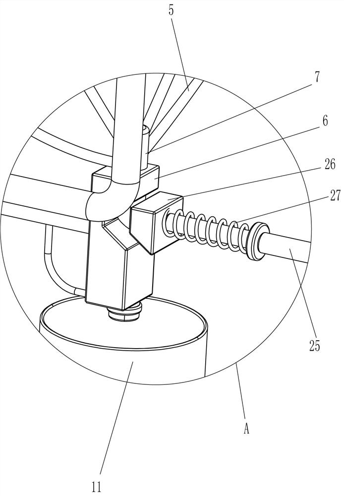 A rapid dispensing device for medical care