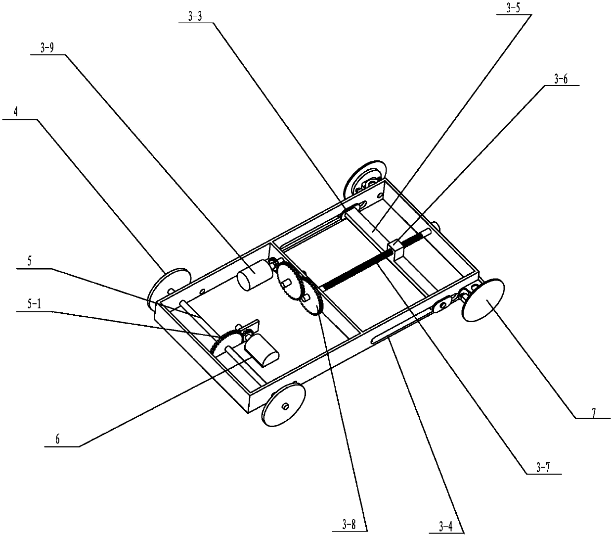 Lifting device with height adjustment based on ball screw