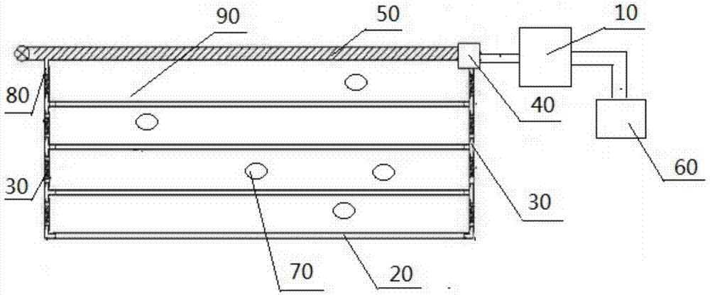 A photovoltaic intelligent nano micro-moist irrigation water saving method and system