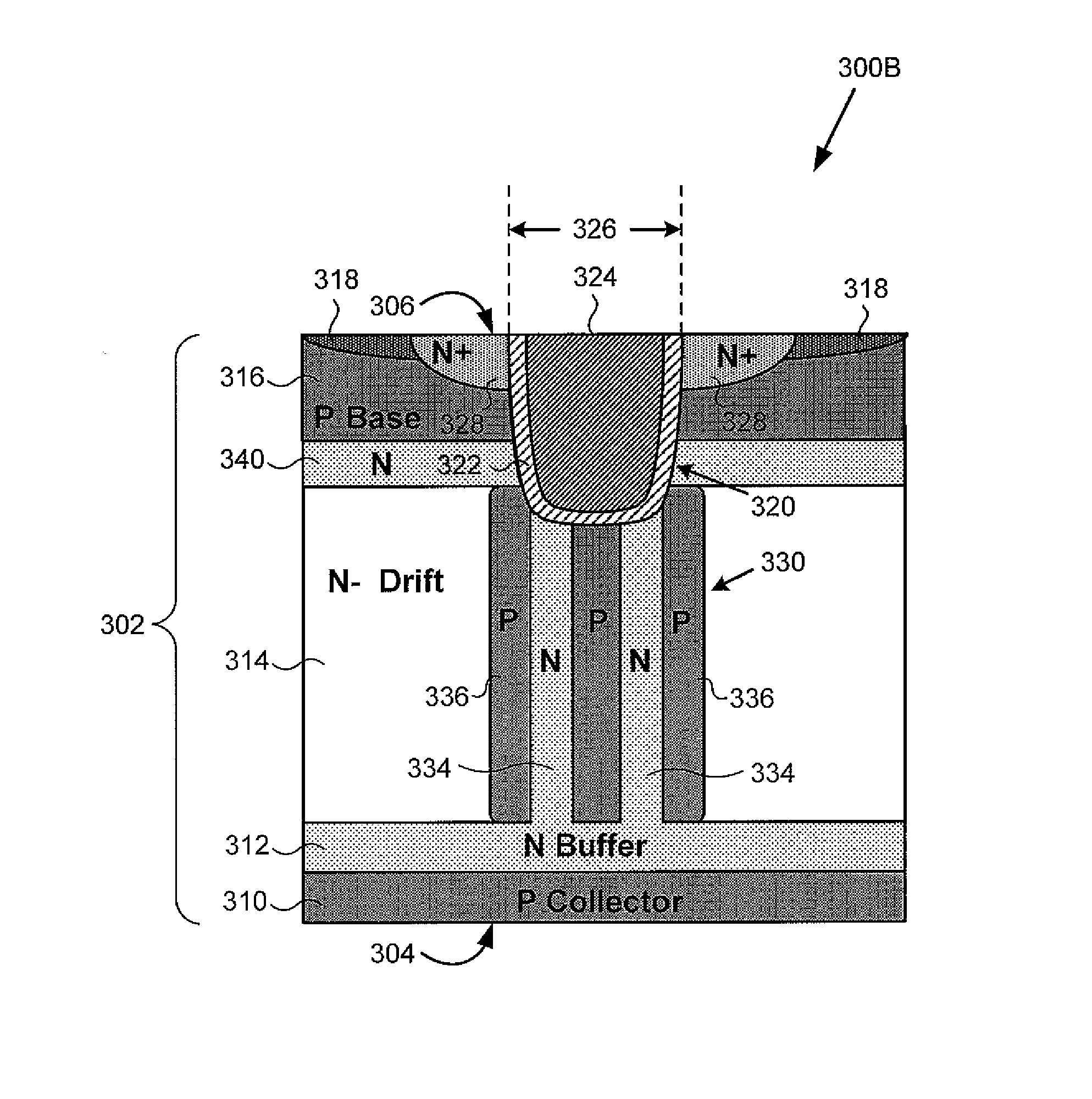 IGBT Having a Deep Superjunction Structure