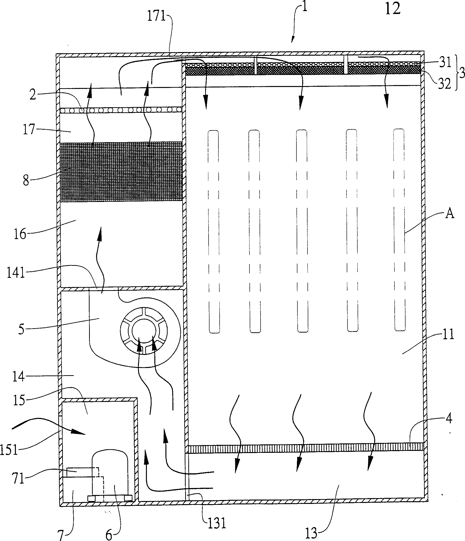 Method for drying articles used in dust-free room