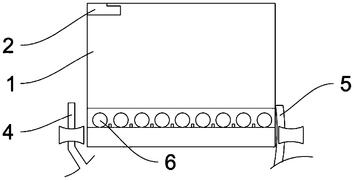 A process method and device for mandrel soaking