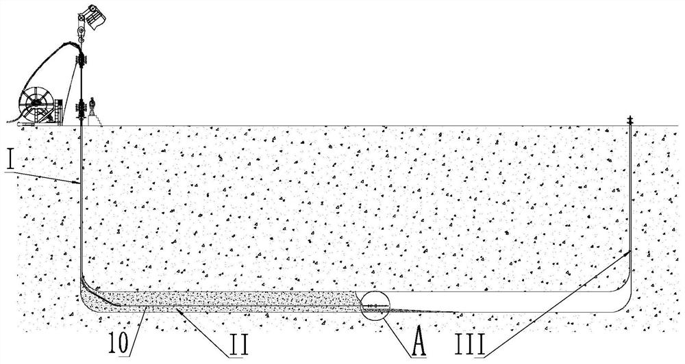 Underground Coal Gasification System and Gasification Method Capable of Simultaneously Transporting Multiple Mediums