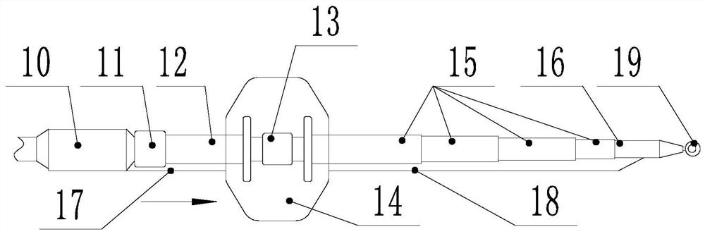 Underground Coal Gasification System and Gasification Method Capable of Simultaneously Transporting Multiple Mediums